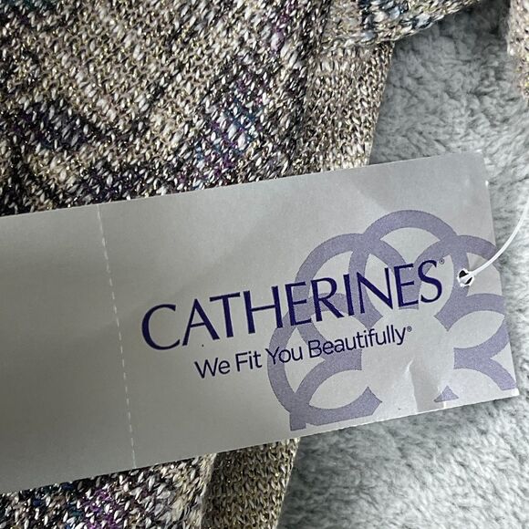 Catherines Top Womens Plus Size 4X Blouse Rhinestones Whimsigoth Bohemian Boho - Picture 9 of 15